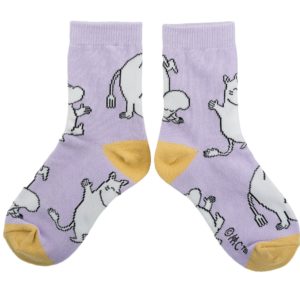 Шкарпетки дитячі Moomin Мумі-троль фіолетові 6-10 років