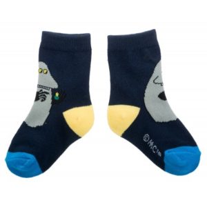 Шкарпетки дитячі Moomin Морра темно-сині для малюків 0-12 міс.